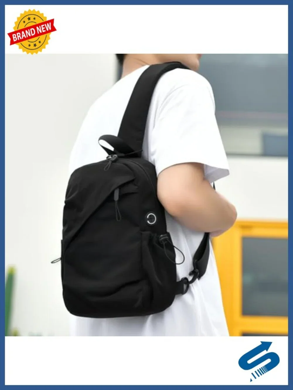 5L Lightweight Sling Bag, 11 Inch Tablet, Water Resistant, Adjustable Strap,